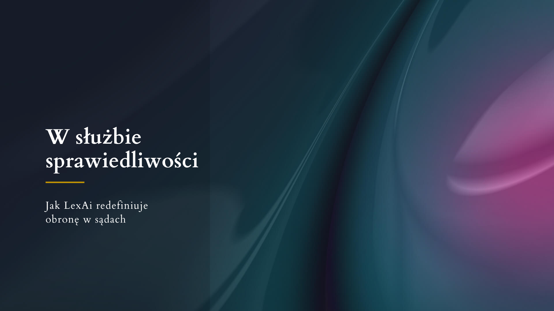 W słuzbie sprawiedliwości