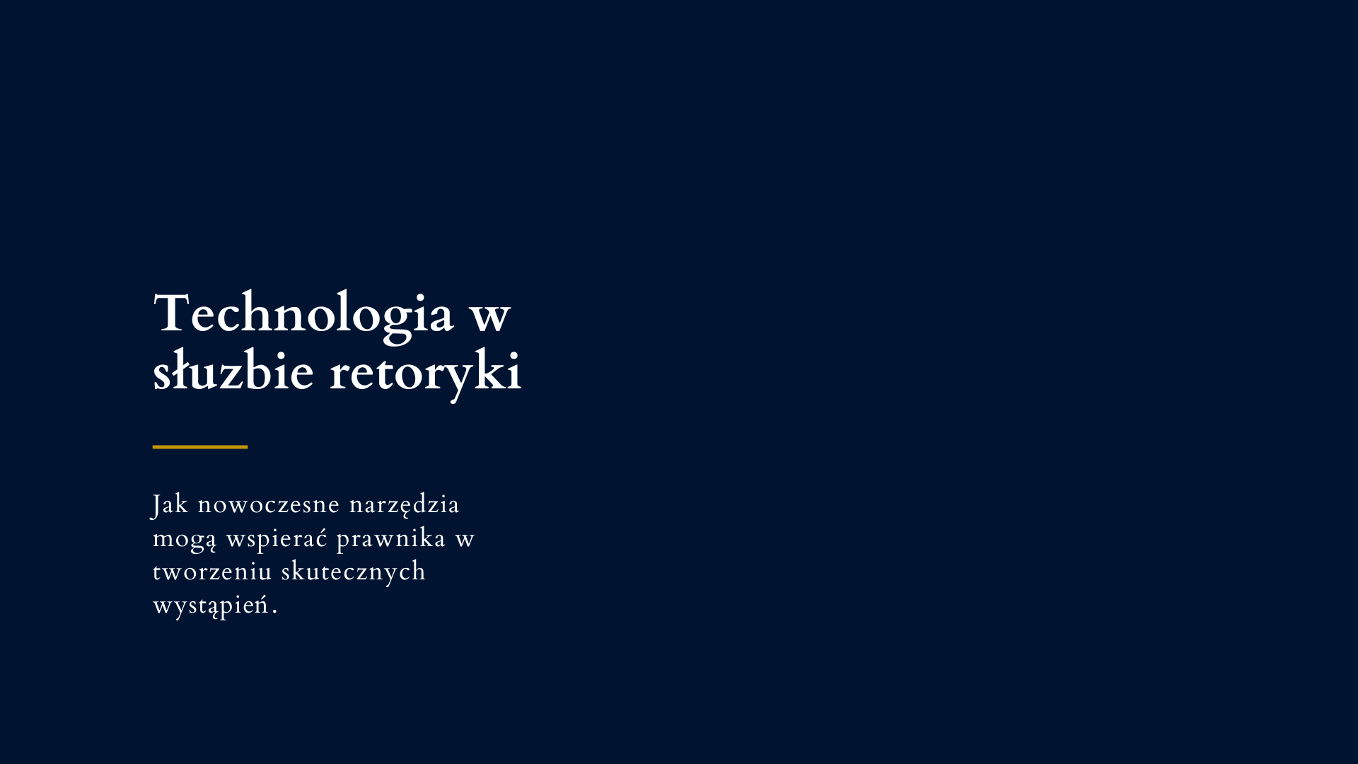 Jak nowoczesne narzędzia mogą wspierać prawnika w tworzeniu skutecznych wystąpień.